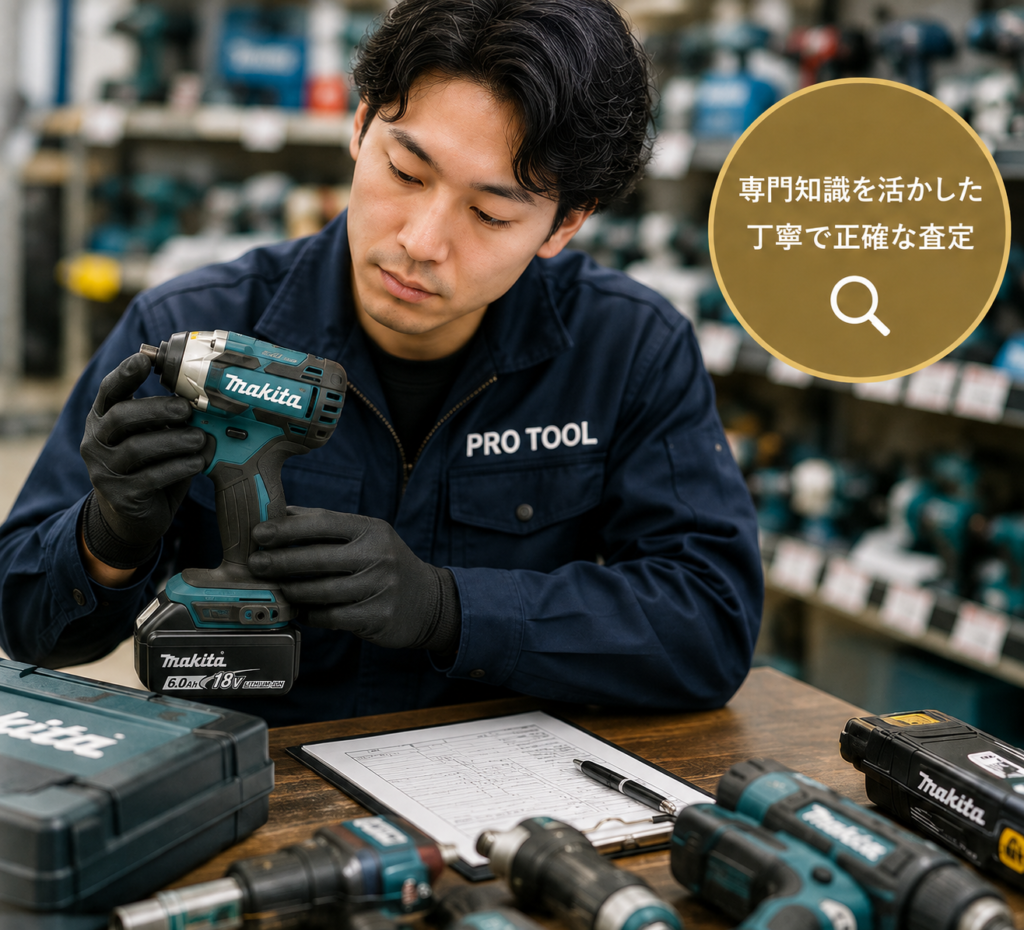 1点1点の価値を正しく見極める査定